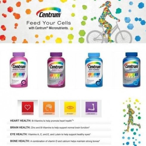 Centrum 善存多種維他命及礦物質配方營養素250粒