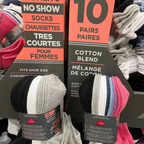 🇨🇦 Skechers no show sock 🧦        女裝防滑船襪（10對裝）
