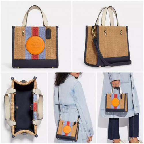🇨🇦Coach Dempsey Tote 22 With Coach Patch