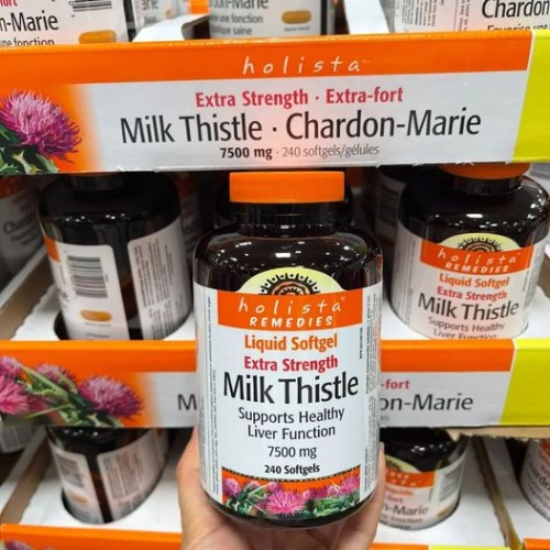 🇨🇦 HOLISTA Extra Strength Milk thistle 7500mg 240 softgels 特強配方牛奶薊-護肝精華膠囊