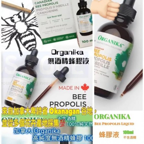 🇨🇦Organika Bee Propolis 蜂膠液100ml
